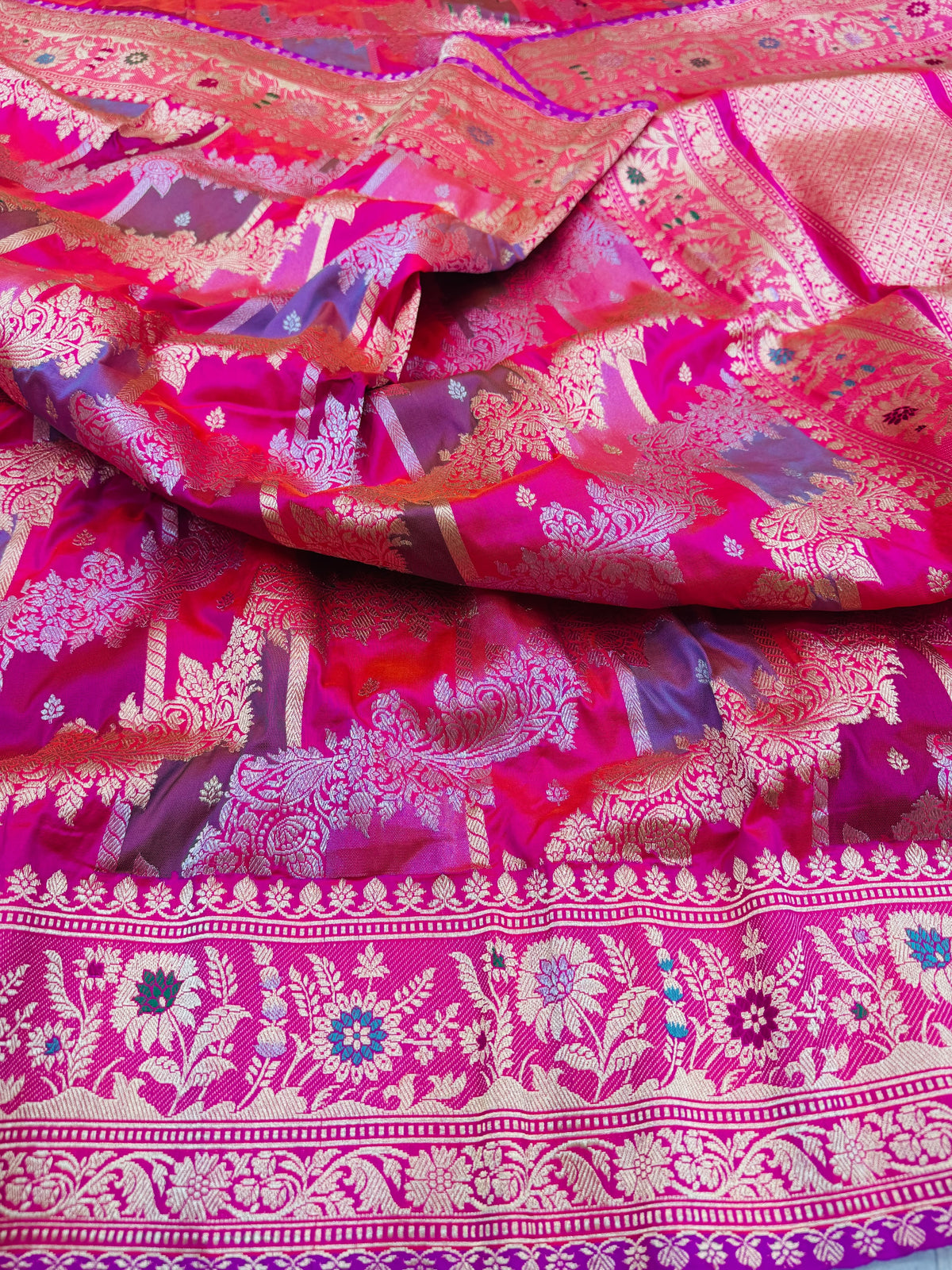 Katan Silk Rangkaat Saree