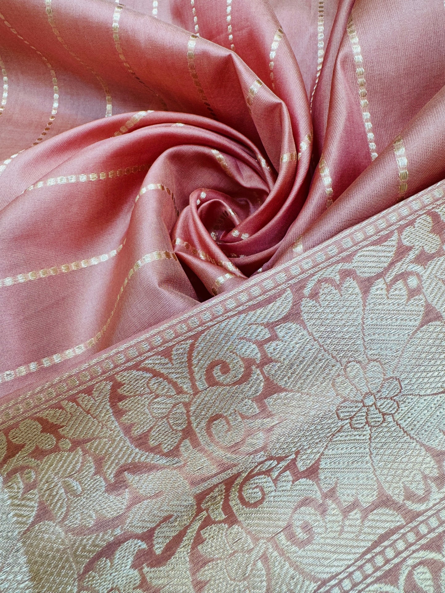 Pure Banarasi Katan Silk Rangkaat Saree