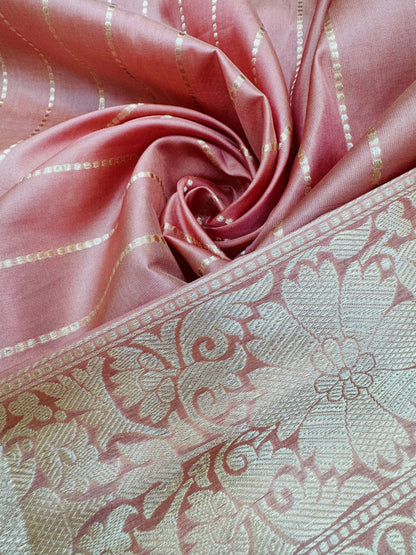 Pure Banarasi Katan Silk Rangkaat Saree