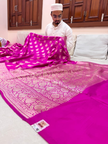 Pure Banarasi Katan Silk Buti Saree