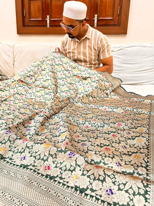 Pure Banarasi Katan Silk Brocade Saree