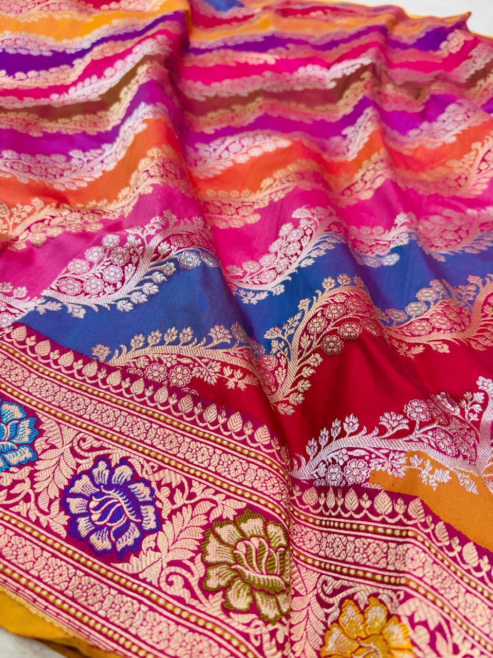 Katan Silk Rangkaat Saree