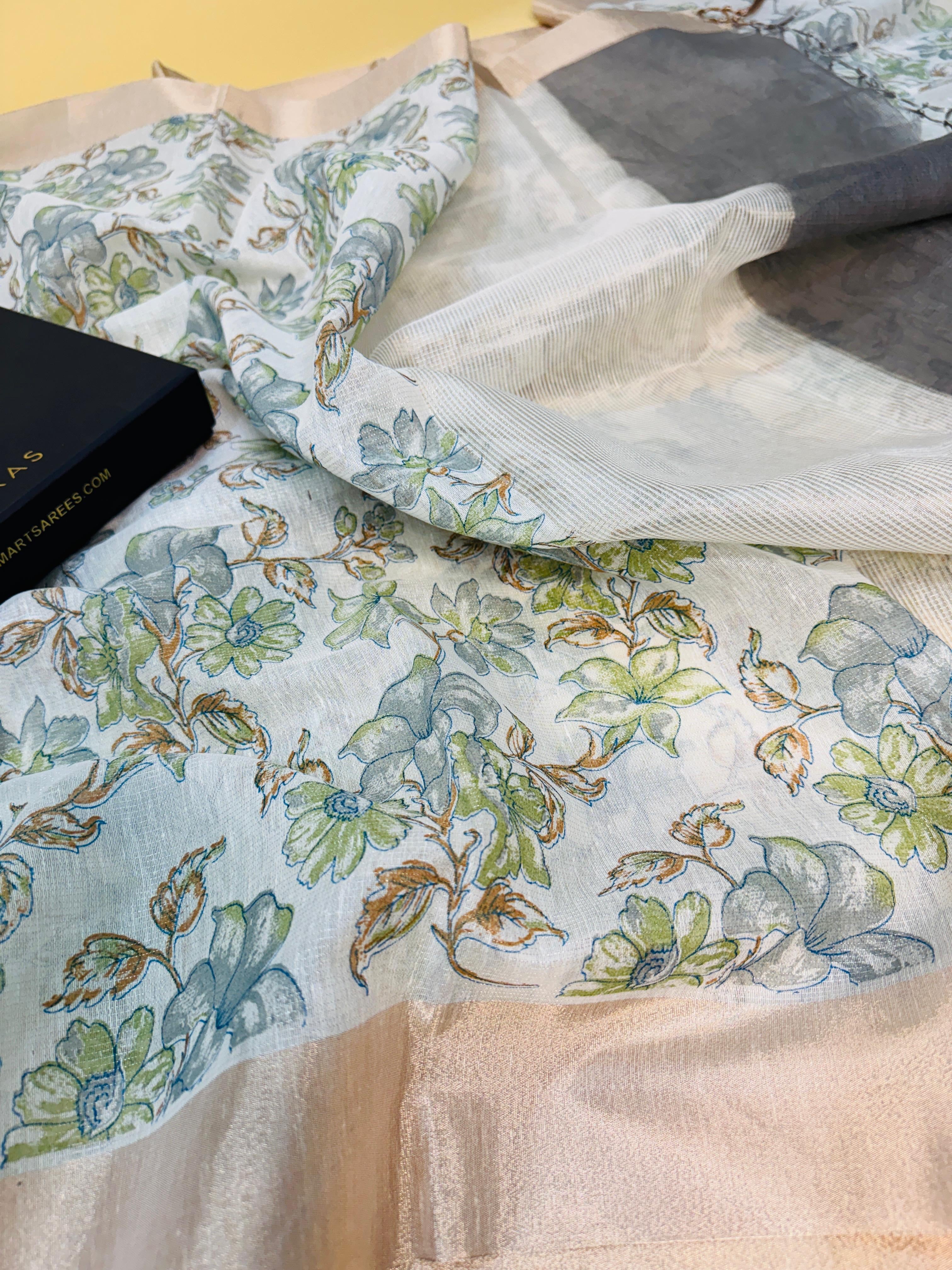 Pure Cotton Digital Print Saree