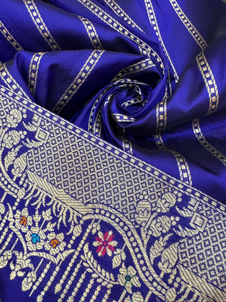 Pure Banarasi Katan Silk Brocade Saree
