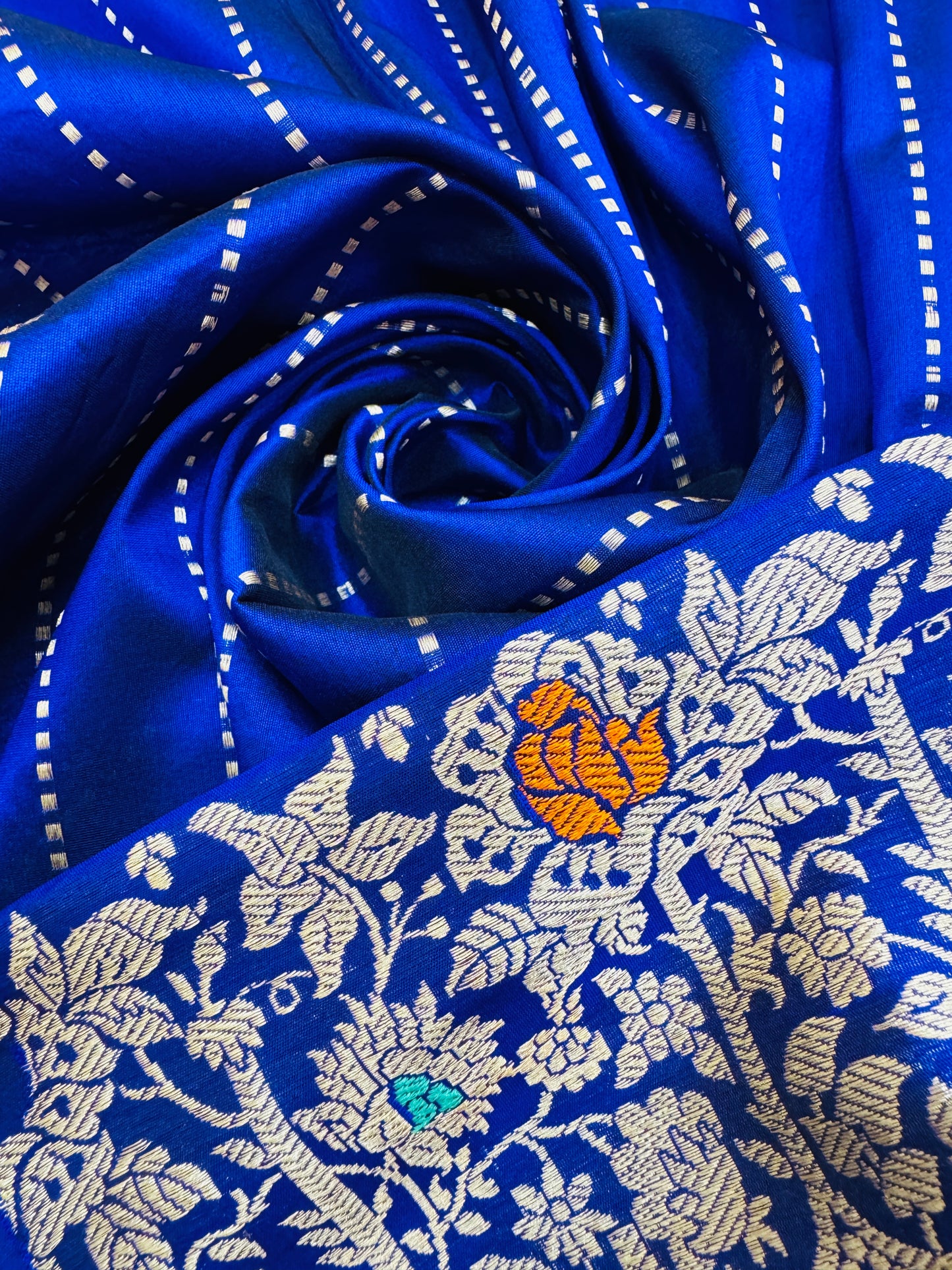 Pure Banarasi Katan Silk Mina Buta Saree