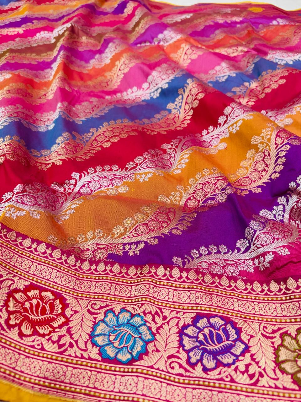 Katan Silk Rangkaat Saree