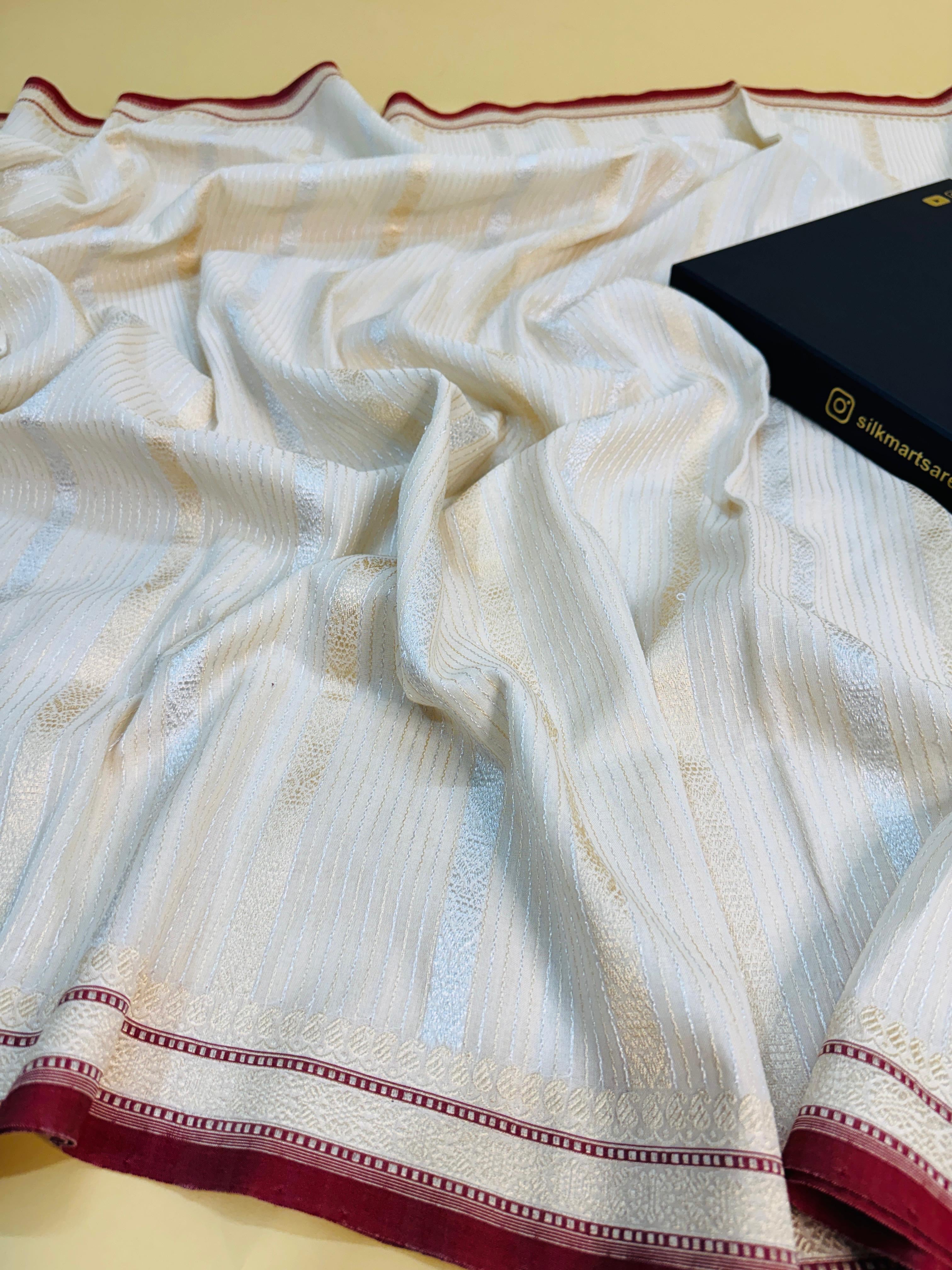 Bengali Style Buti Saree