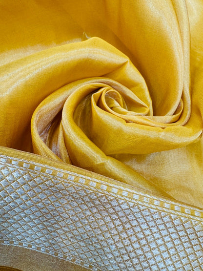 Pure Banarasi Katan Tissue Silk Saree