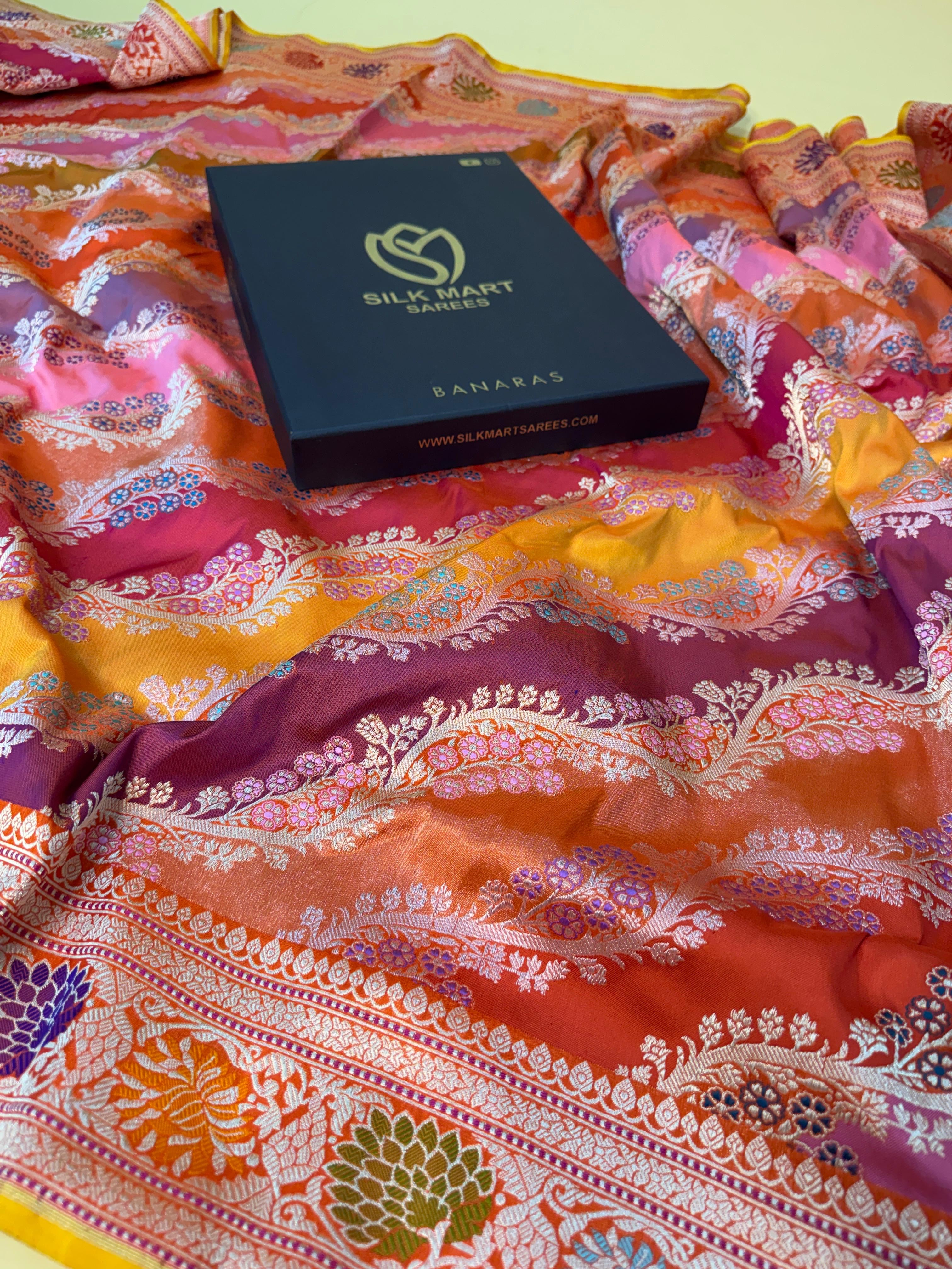 Katan Silk Rangkaat Saree