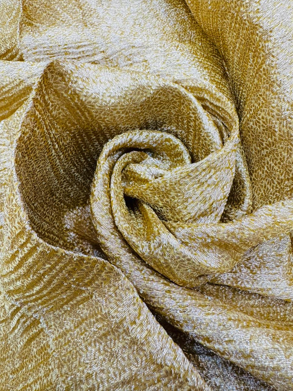 Pure Banarasi Crush Tissue Silk Sarees