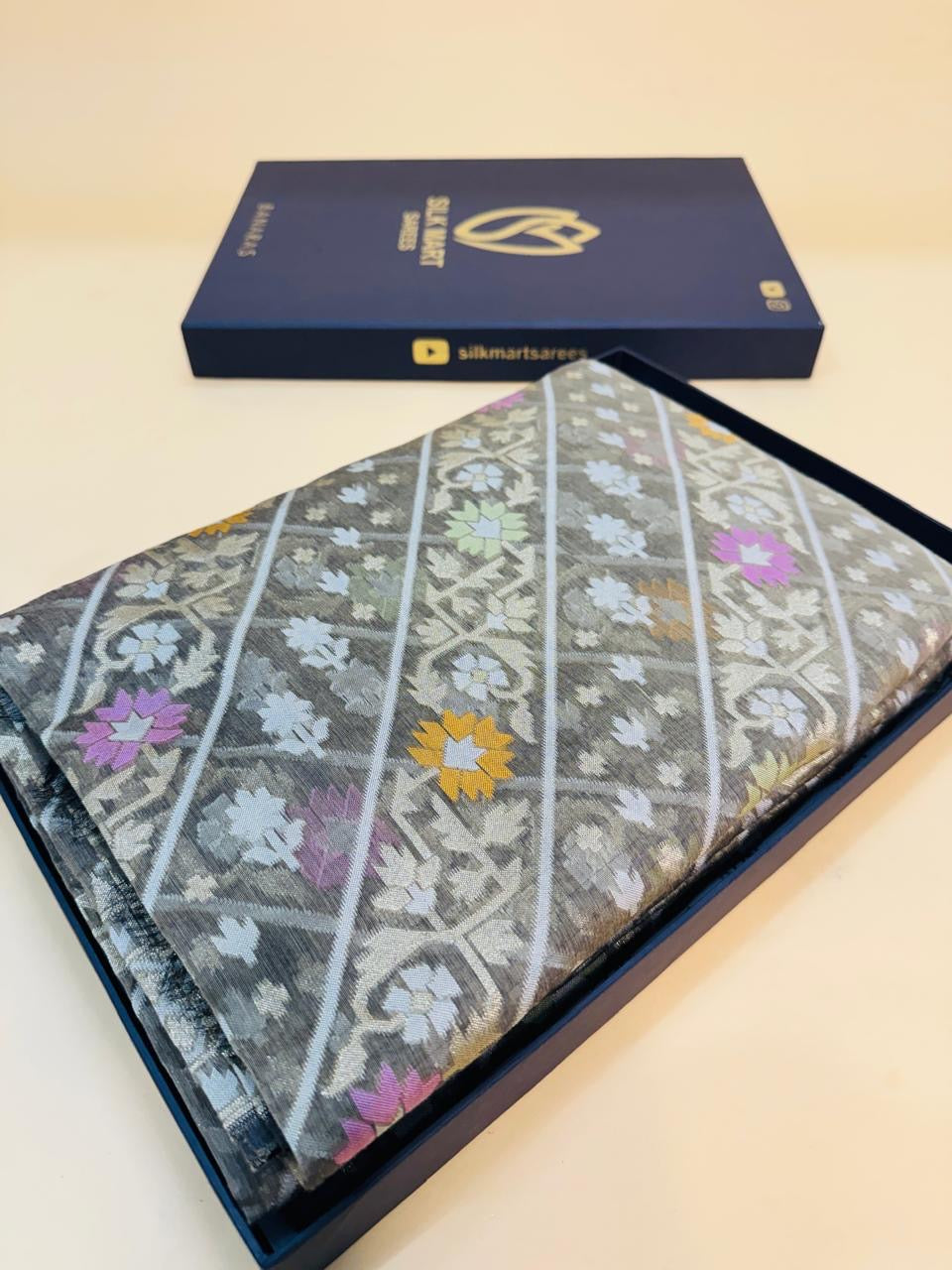 Art Silk Cotton Jamdani Saree