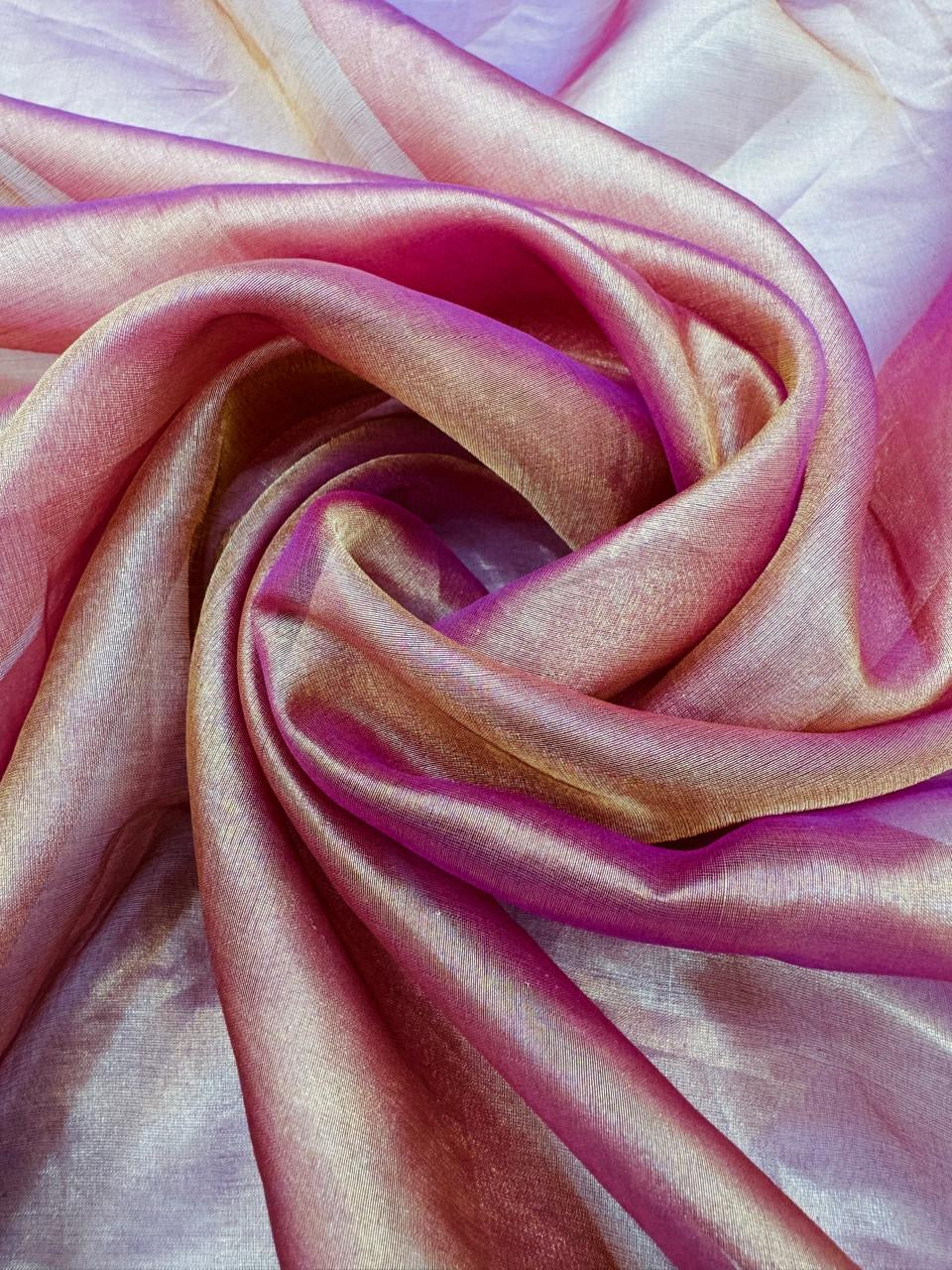 Tissue Brocade Jaal Saree