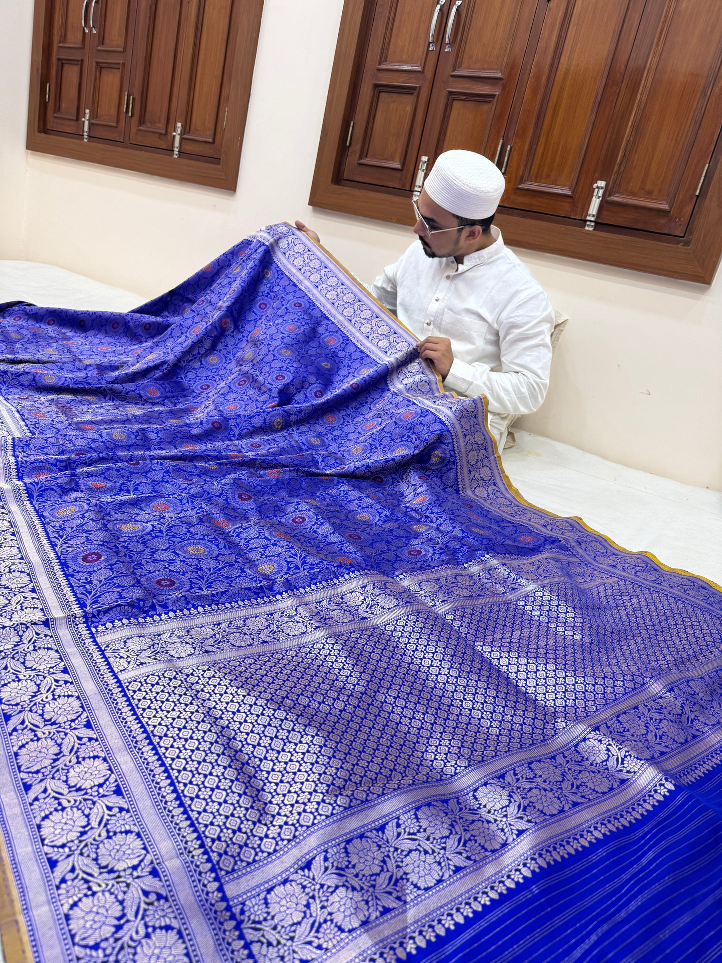 Pure Banarasi Katan Silk Brocade Saree