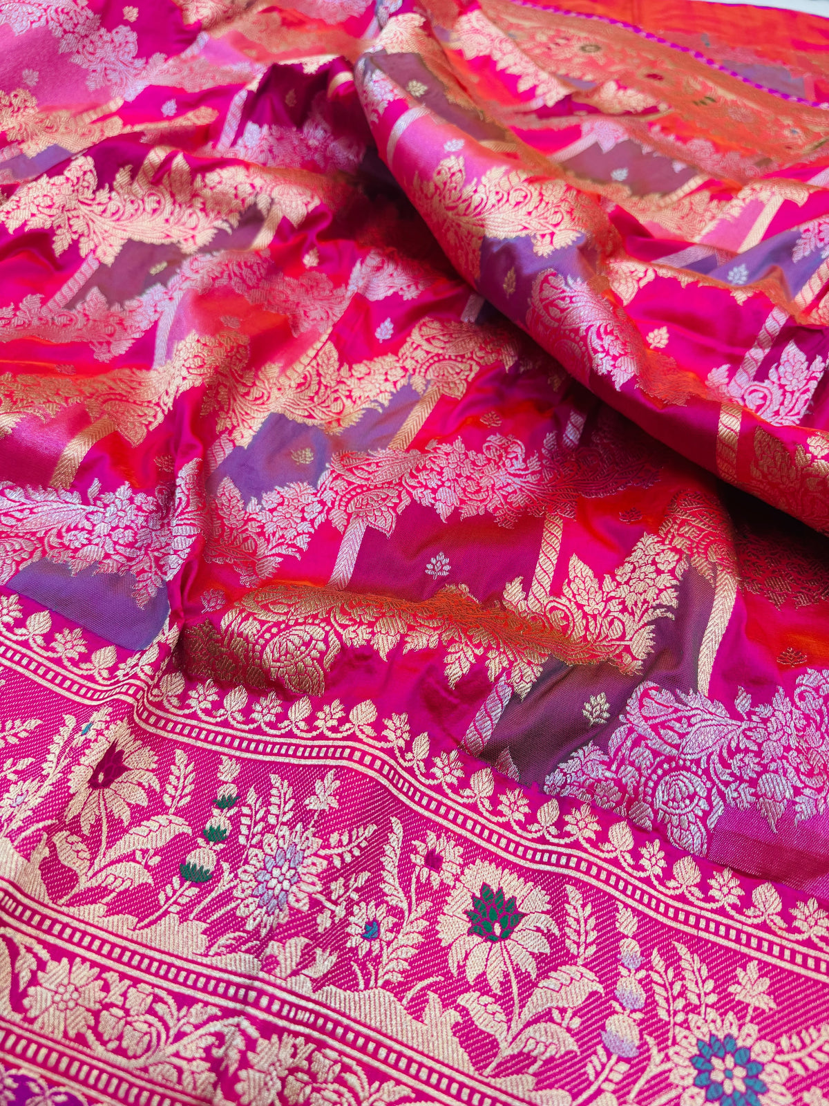 Katan Silk Rangkaat Saree