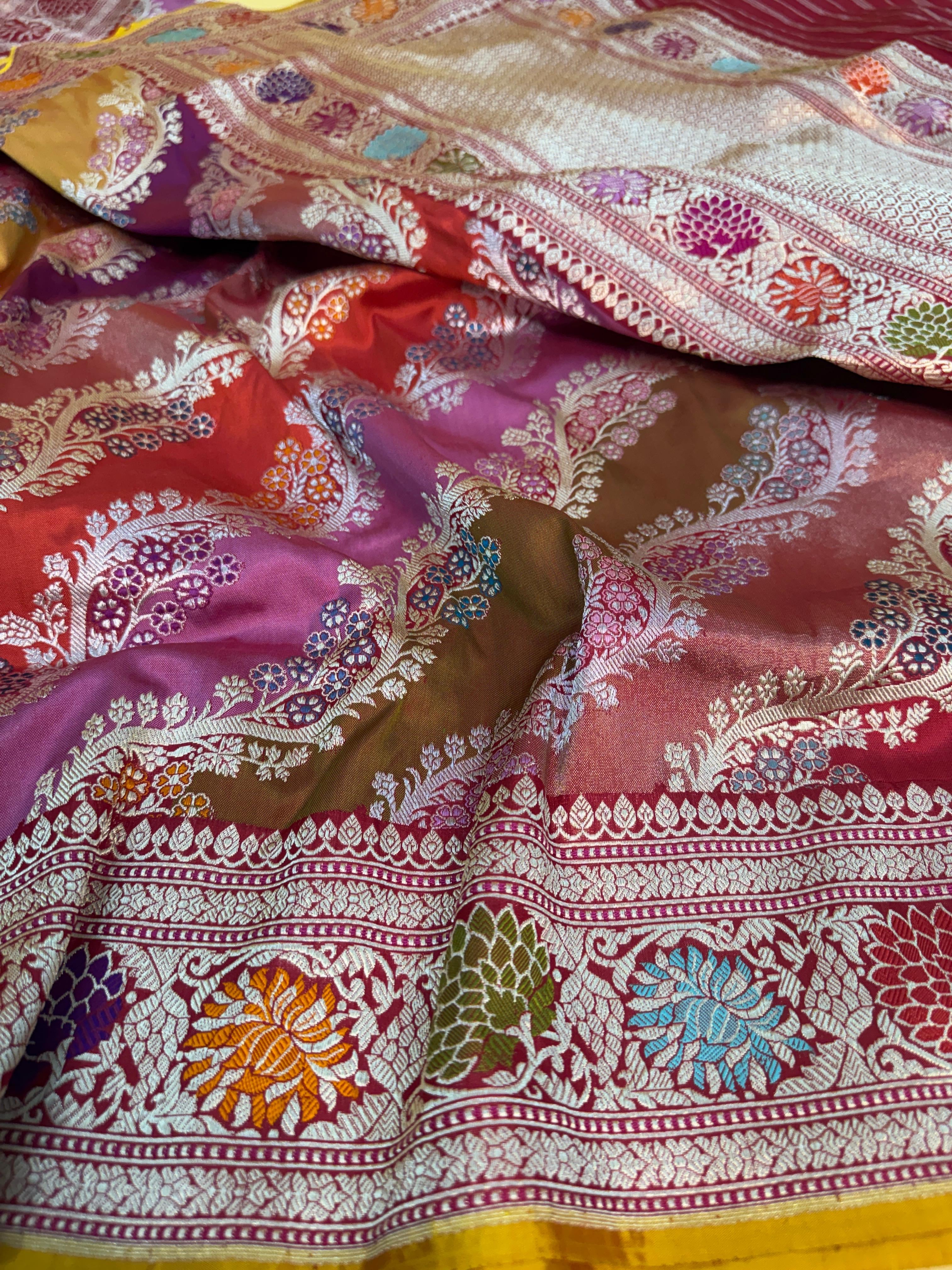 Katan Silk Rangkaat Saree
