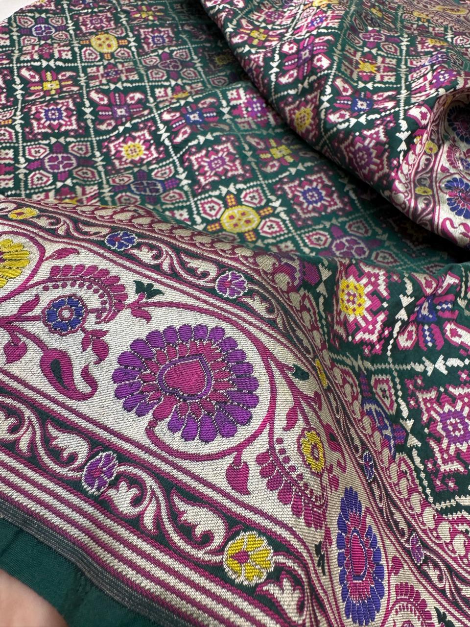 Pure Banarasi Katan Silk Patola Saree