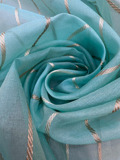 Pure Banarasi Kora Silk Kadhwa Buta Saree
