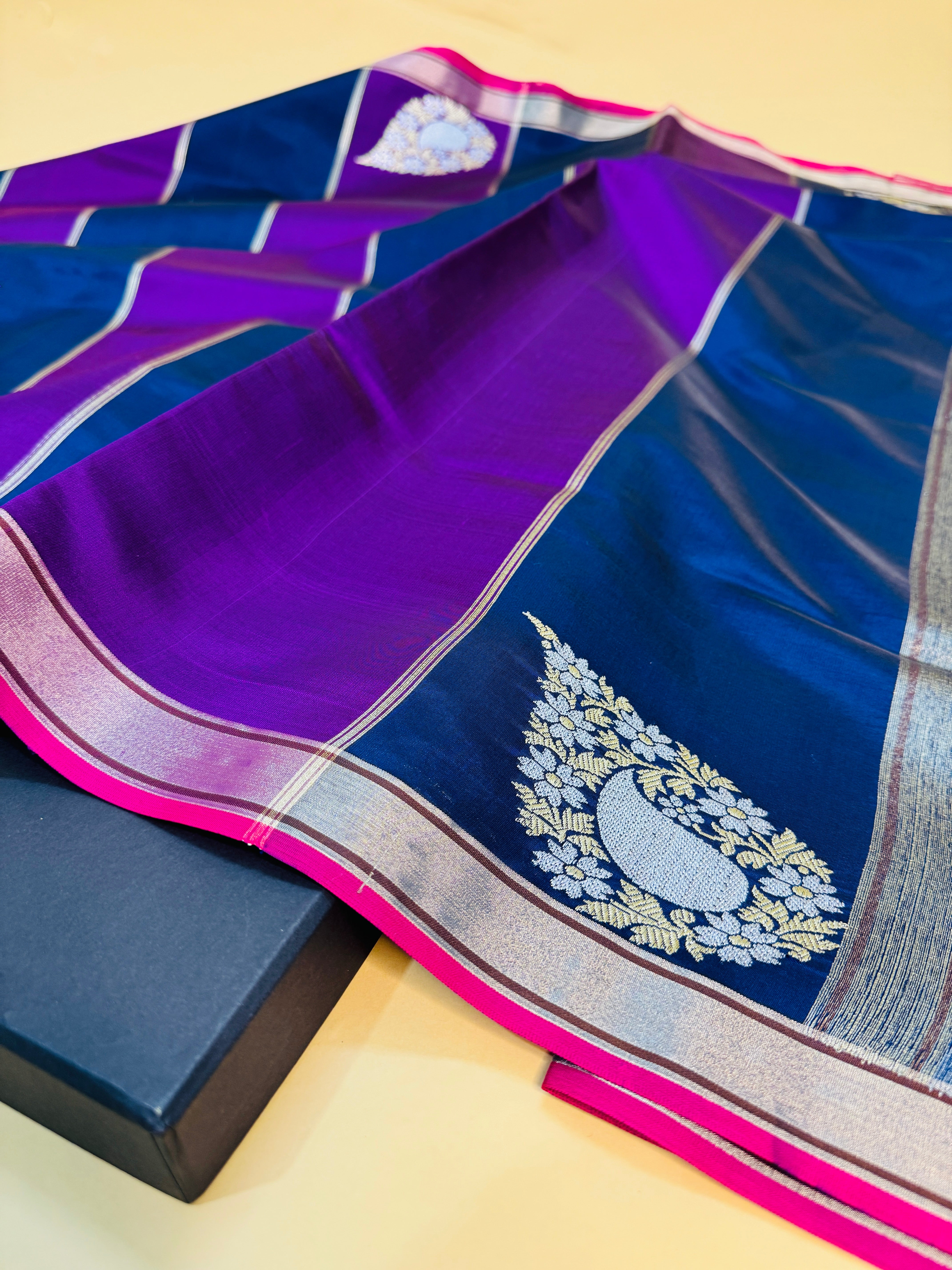 Art Silk Katan Rangkaat Saree