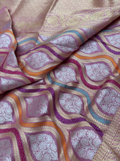 Pure Banarasi Katan Silk Brocade Saree