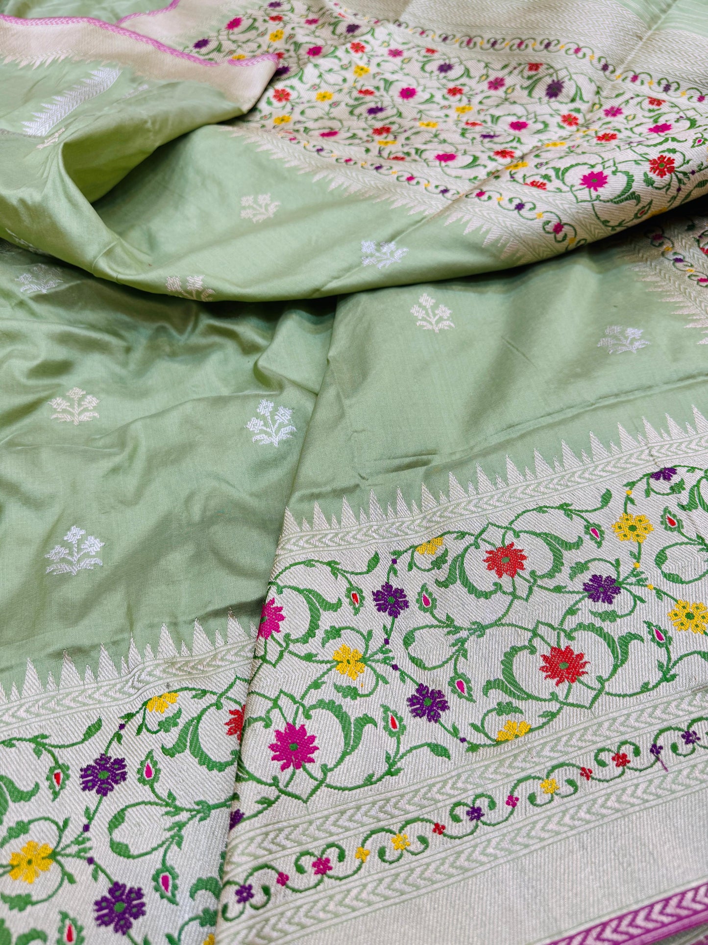 Pure Banarasi Katan Silk Designer Skirt Sarees