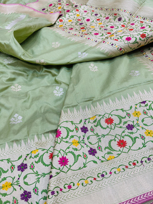 Pure Banarasi Katan Silk Designer Skirt Sarees