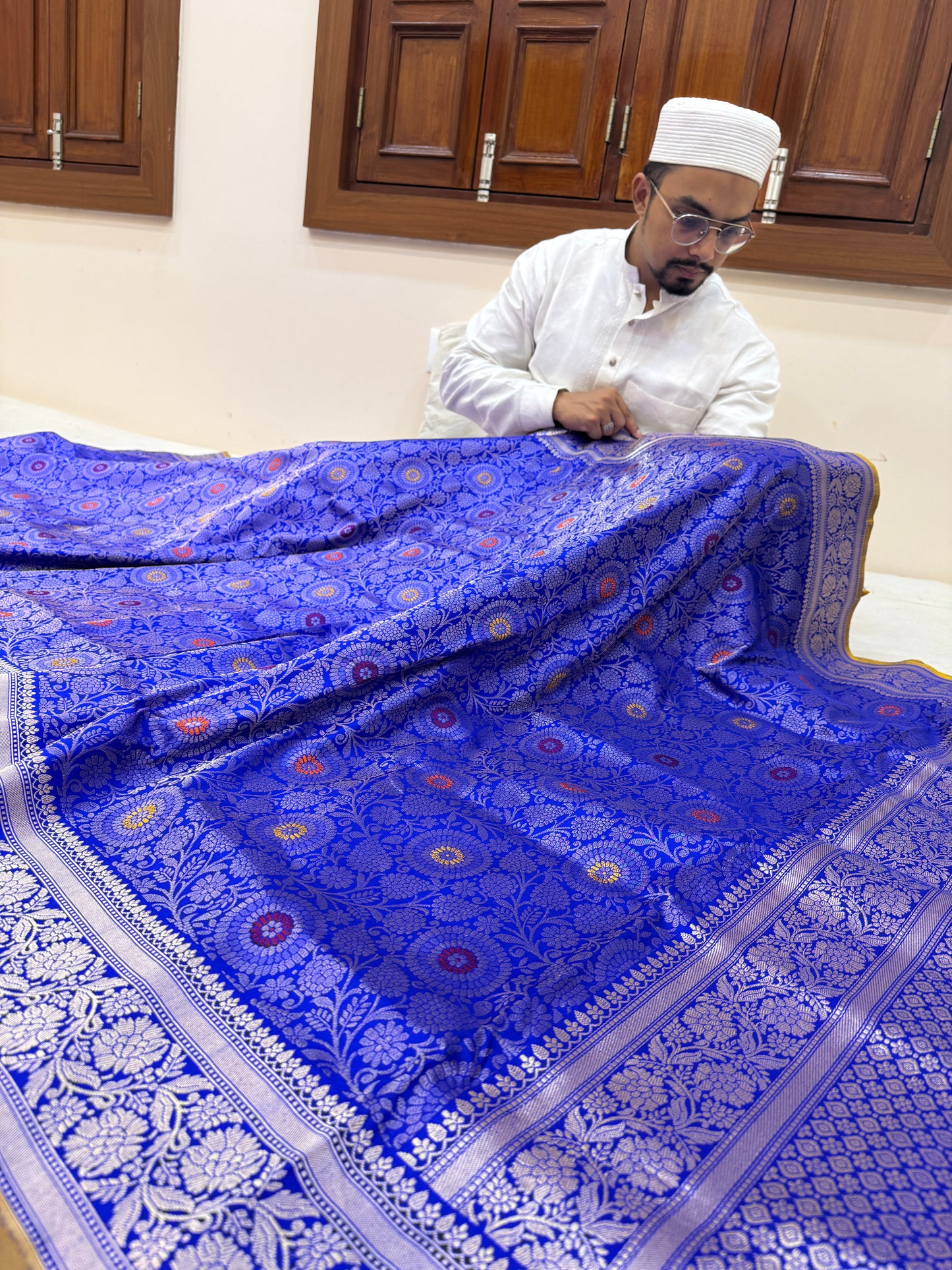 Pure Banarasi Katan Silk Brocade Saree