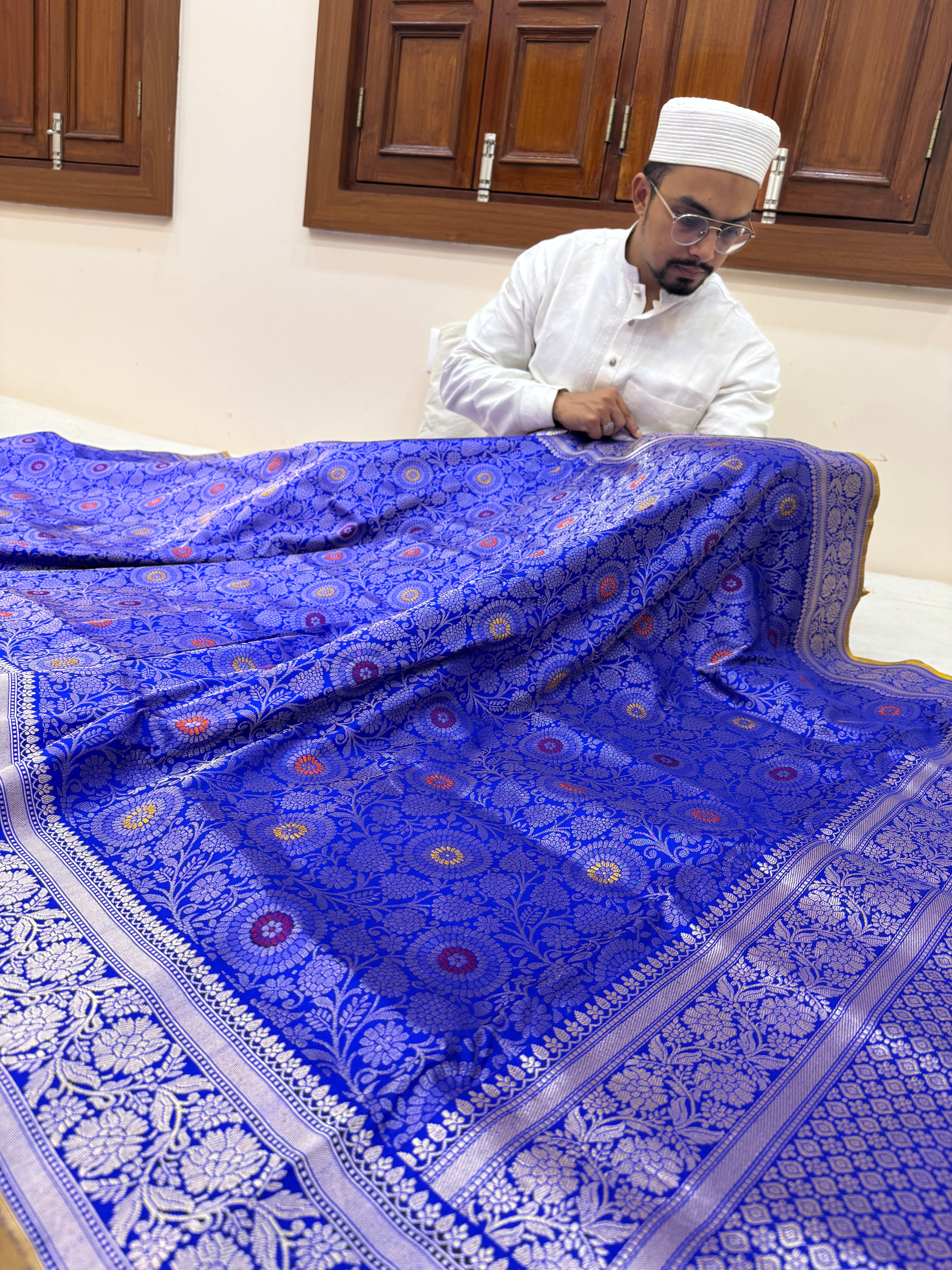 Pure Banarasi Katan Silk Brocade Saree