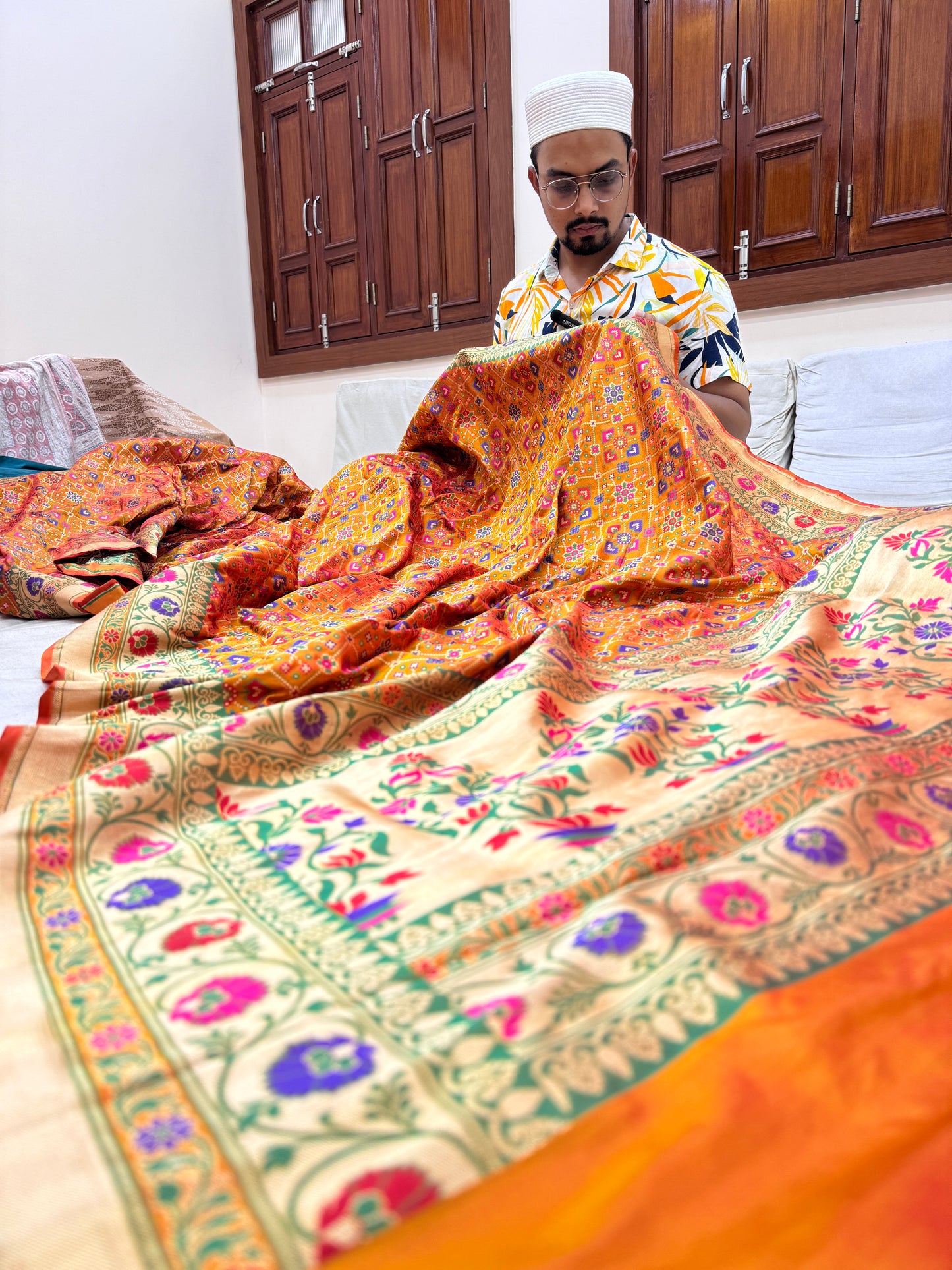 Pure Banarasi Katan Silk Patola Saree