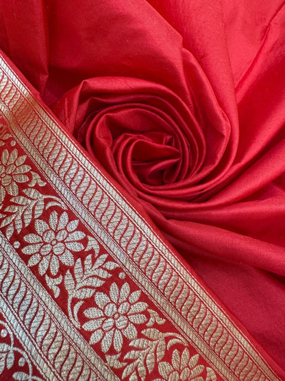 Pure Banarasi Katan Silk Buta Saree