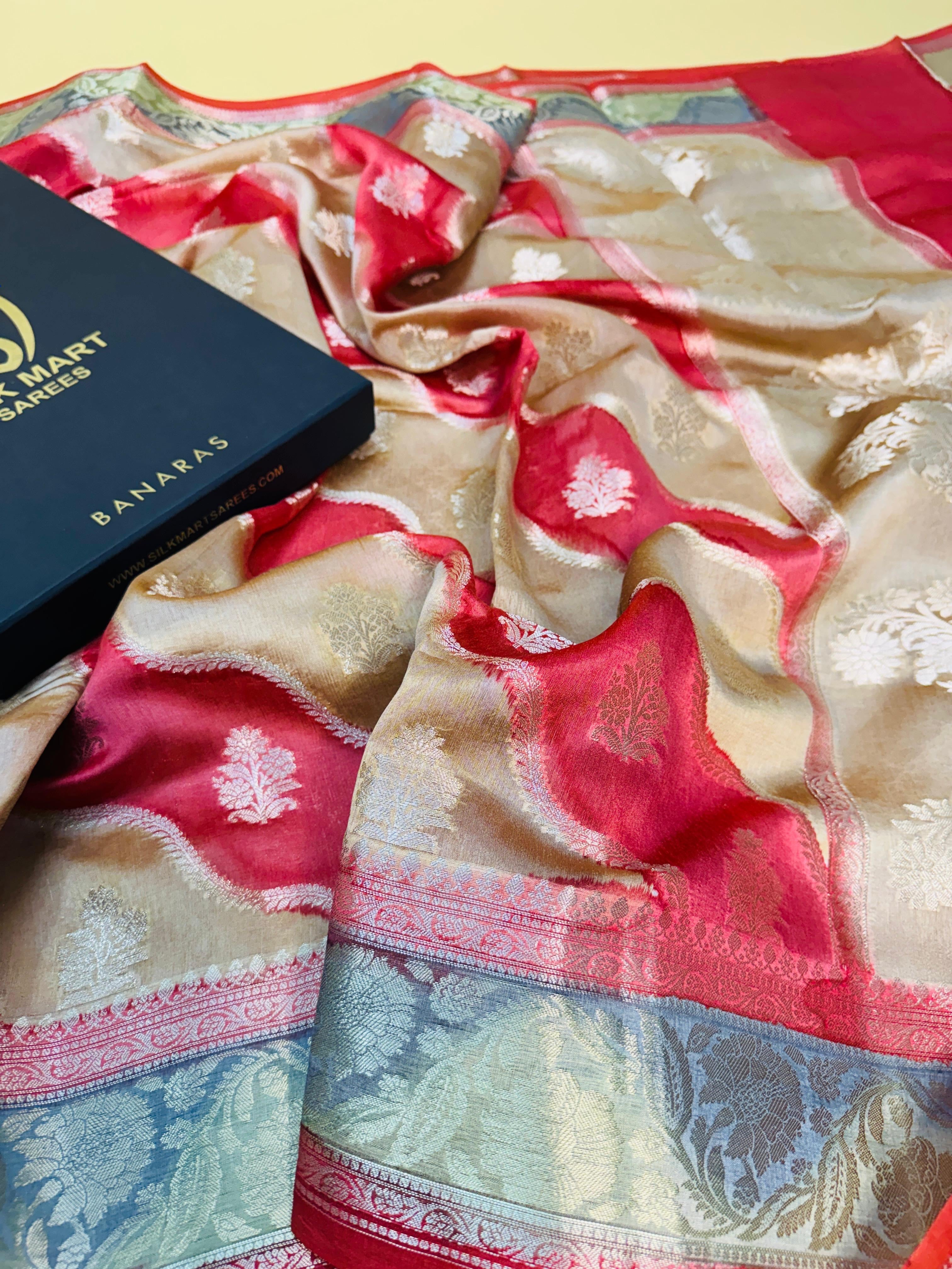 Pure Chiniya Rangkaat Saree