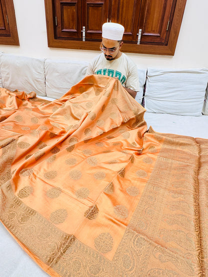 Pure Banarasi Chiniya Silk Buta Saree