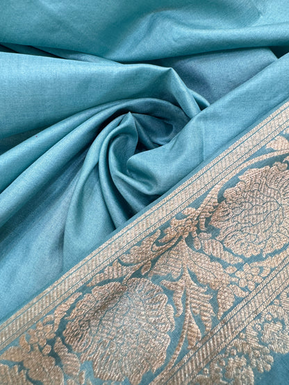Pure Banarasi Katan Silk Rangkaat Saree