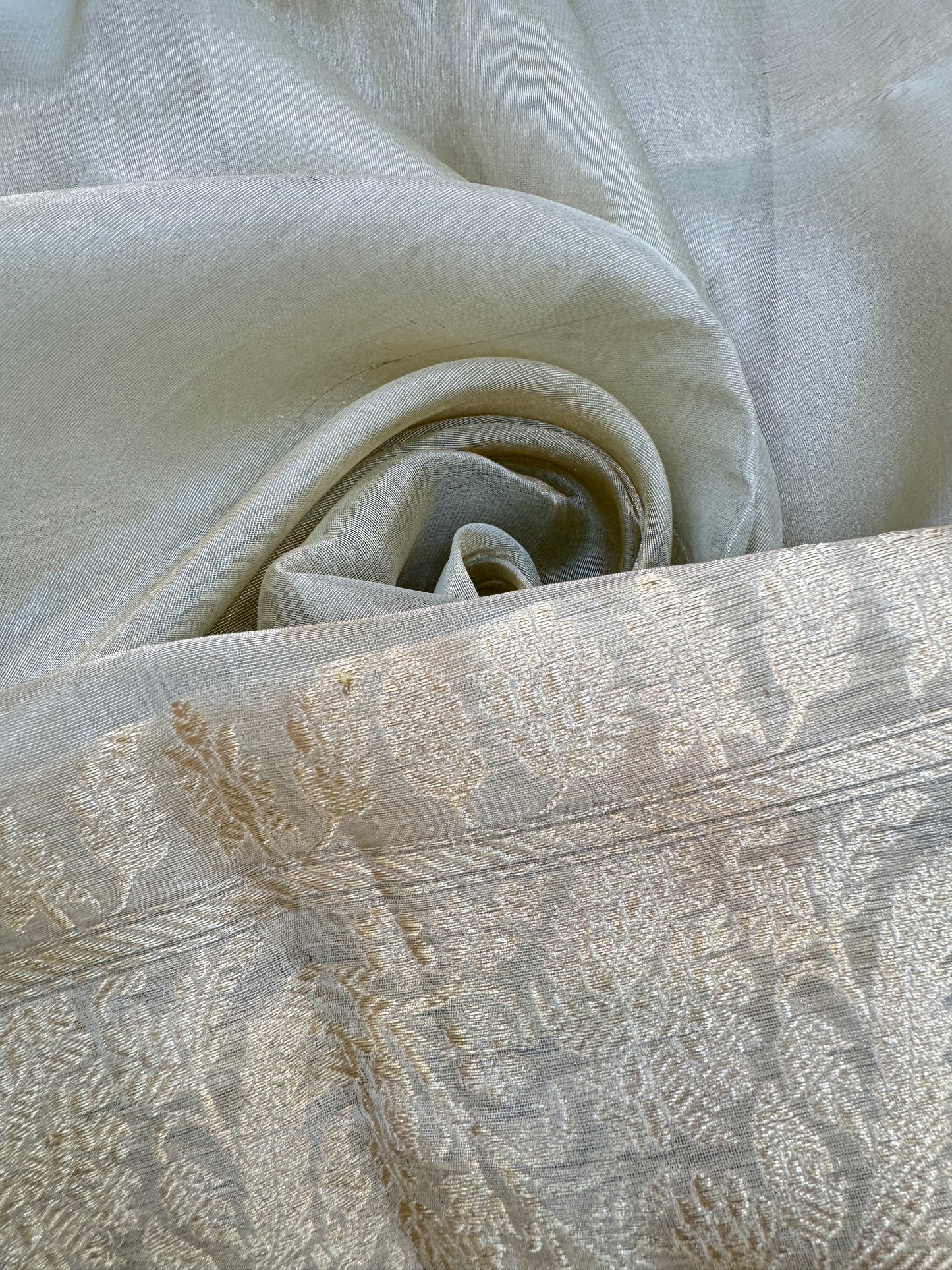 Pure Banarasi Tissue Silk Saree