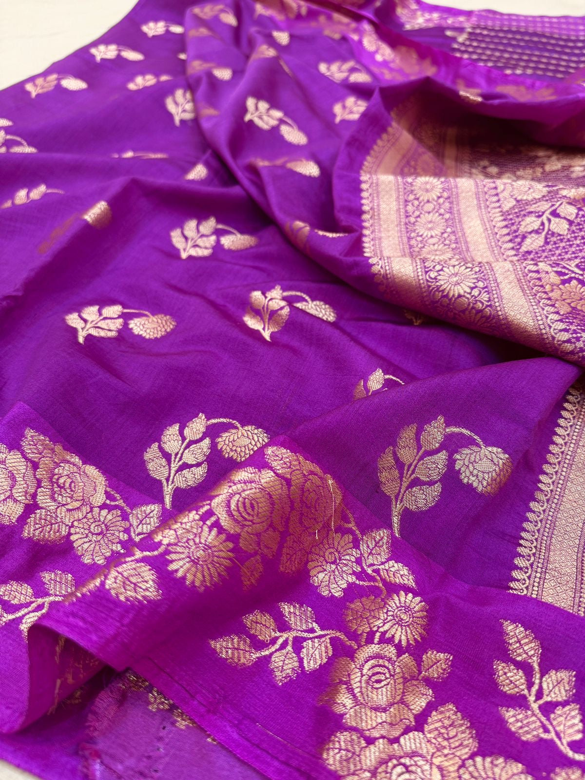 Pure Banarasi Chiniya Silk Buta Saree