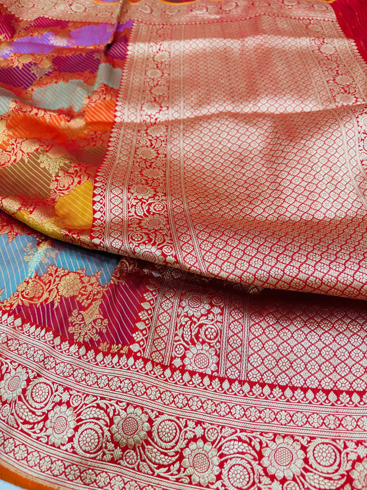 Katan Silk Rangkaat Saree