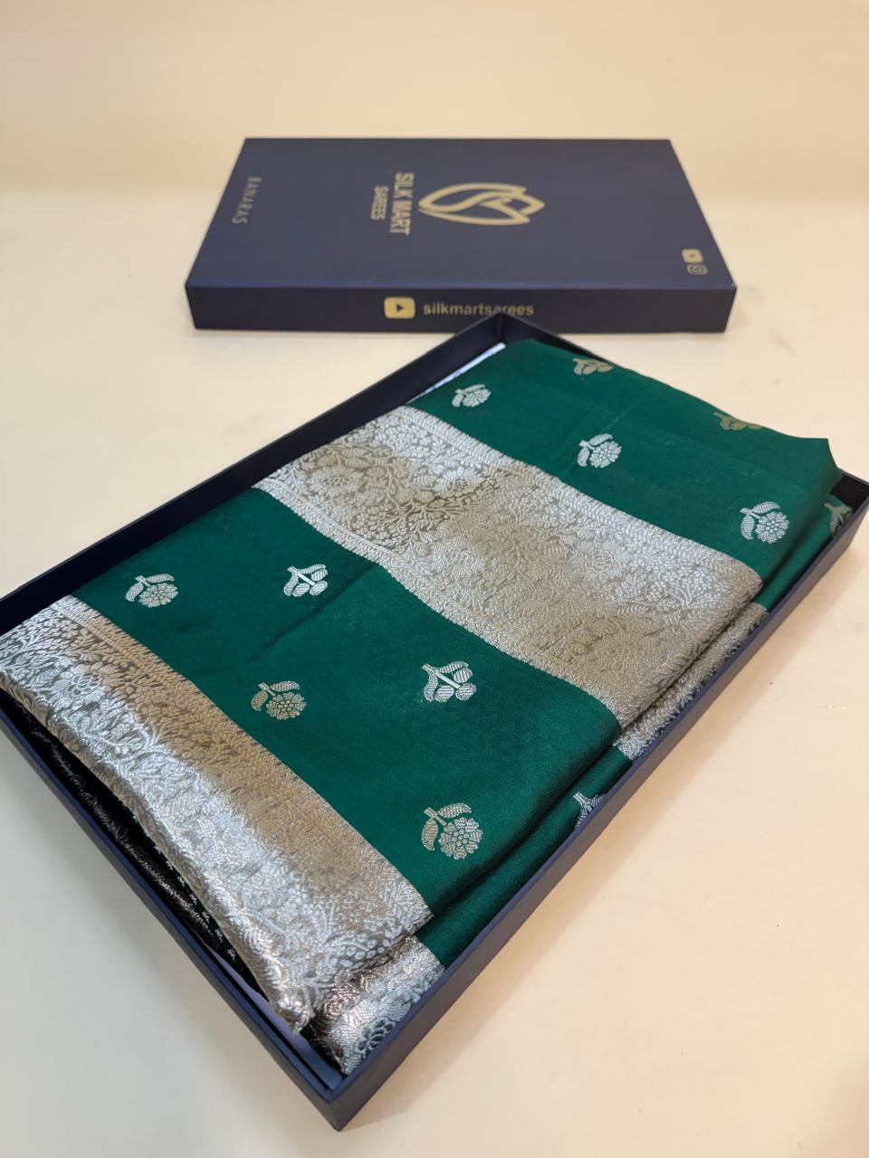 Pure Banarasi Chiniya Tissue Brocade Saree