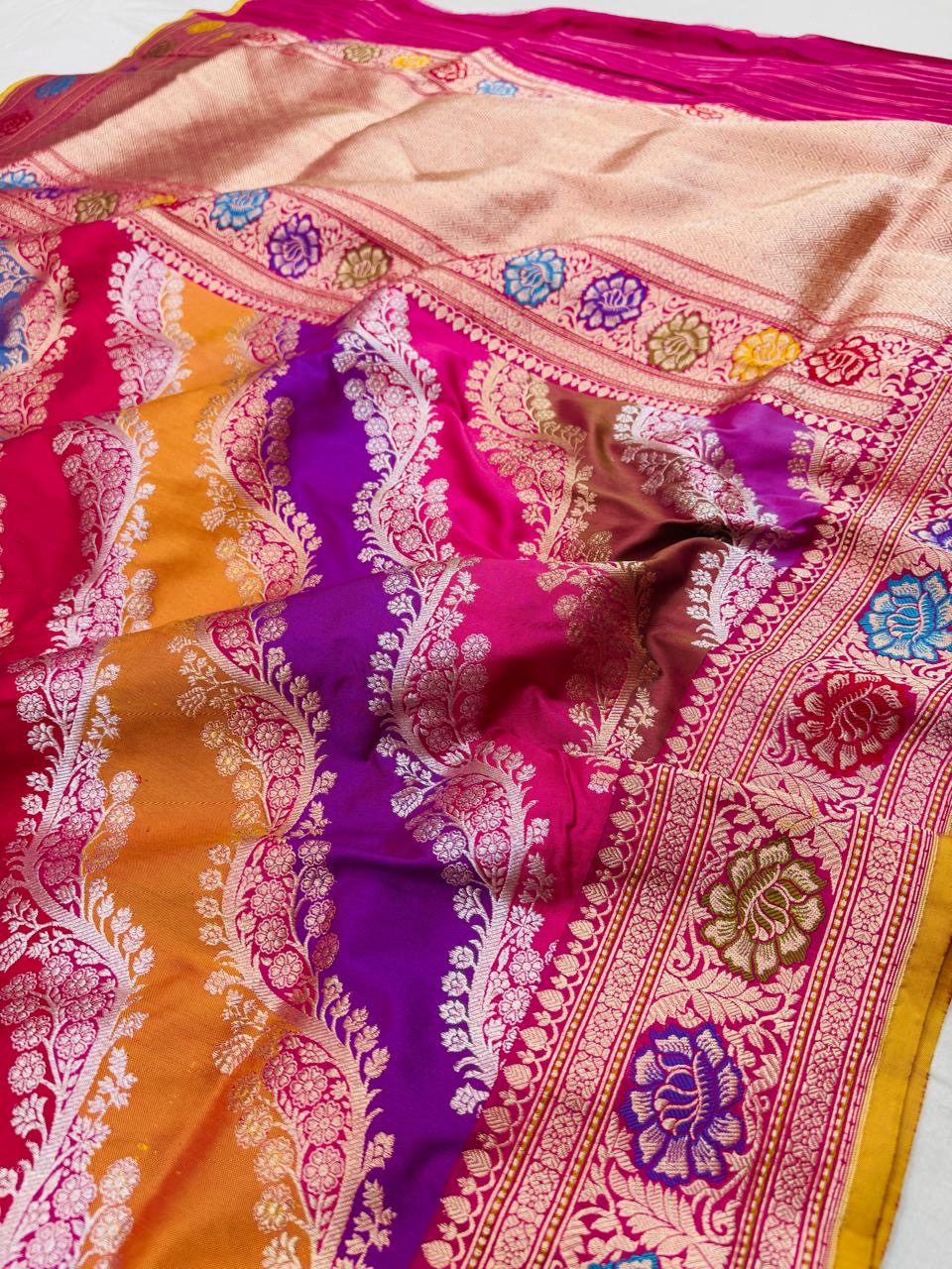 Katan Silk Rangkaat Saree