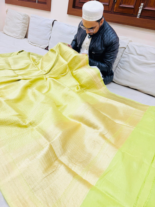 Pure Banarasi Katan Silk Brocade Saree