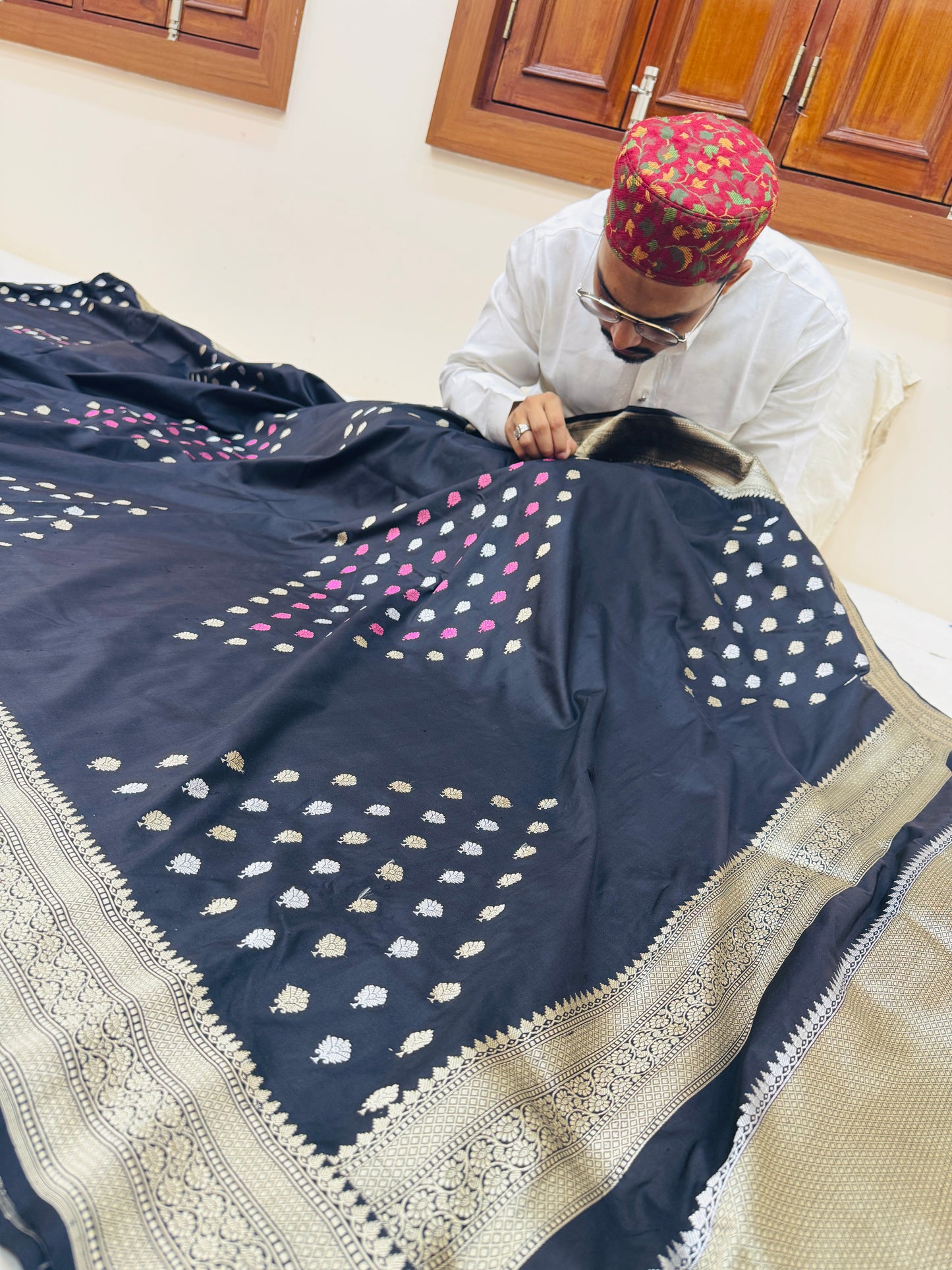 Pure Banarasi Katan Silk Designer Saree