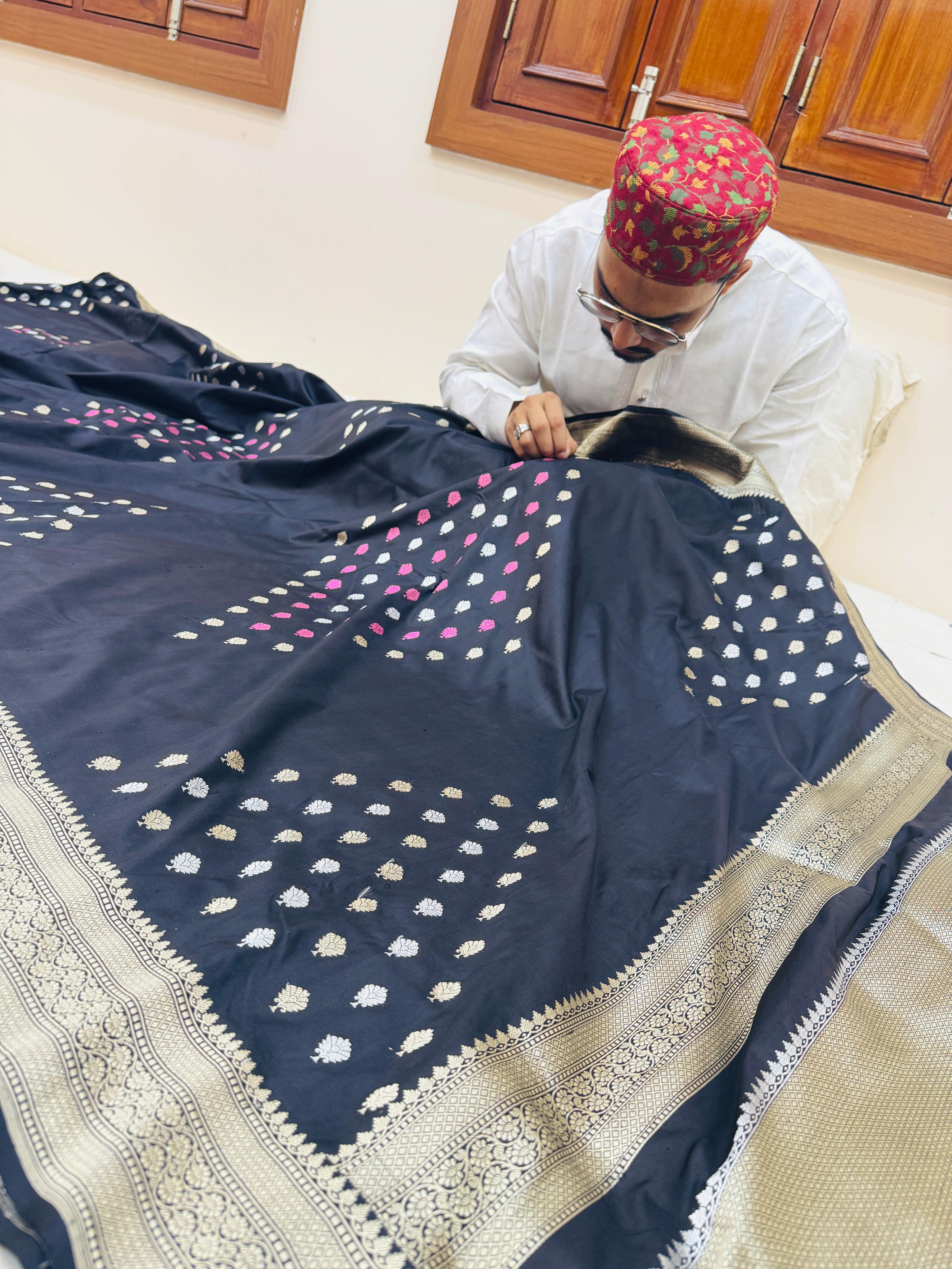 Pure Banarasi Katan Silk Designer Saree
