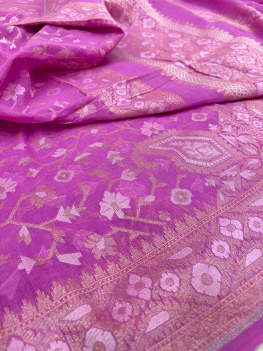 Pure Cotton Reshmi Zari Saree