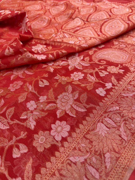 Pure Cotton Reshmi Zari Saree
