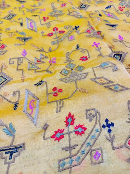 Pure Banarasi Tissue Silk Paithani Buti Sarees