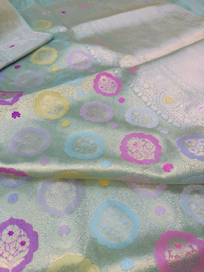 Pure Banarasi Katan Silk Brocade Saree