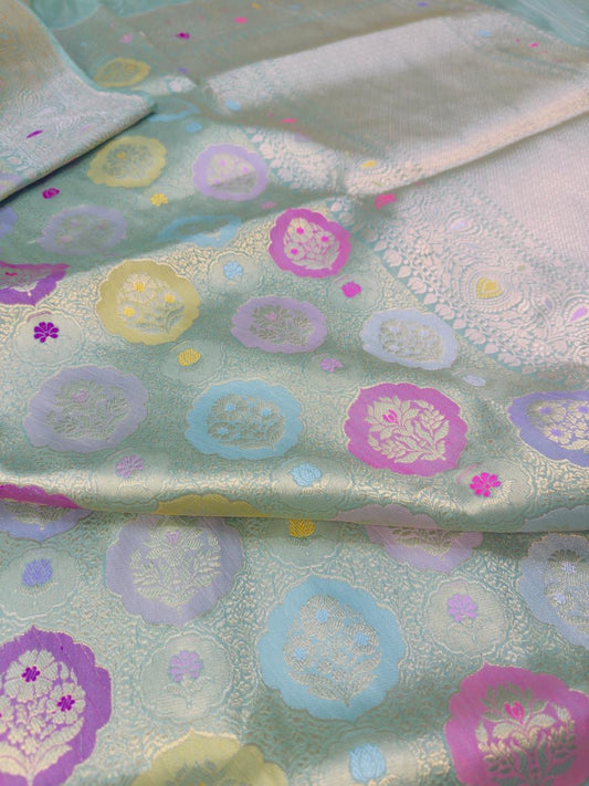 Pure Banarasi Katan Silk Brocade Saree