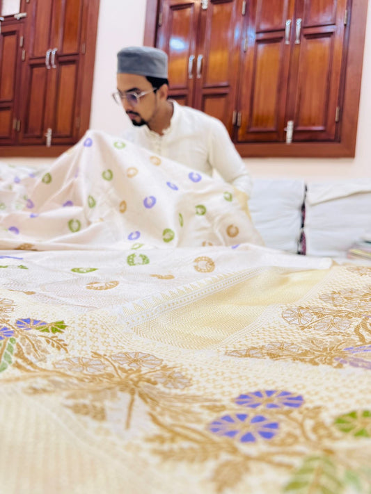 Pure Banarasi Katan Silk Brocade Saree