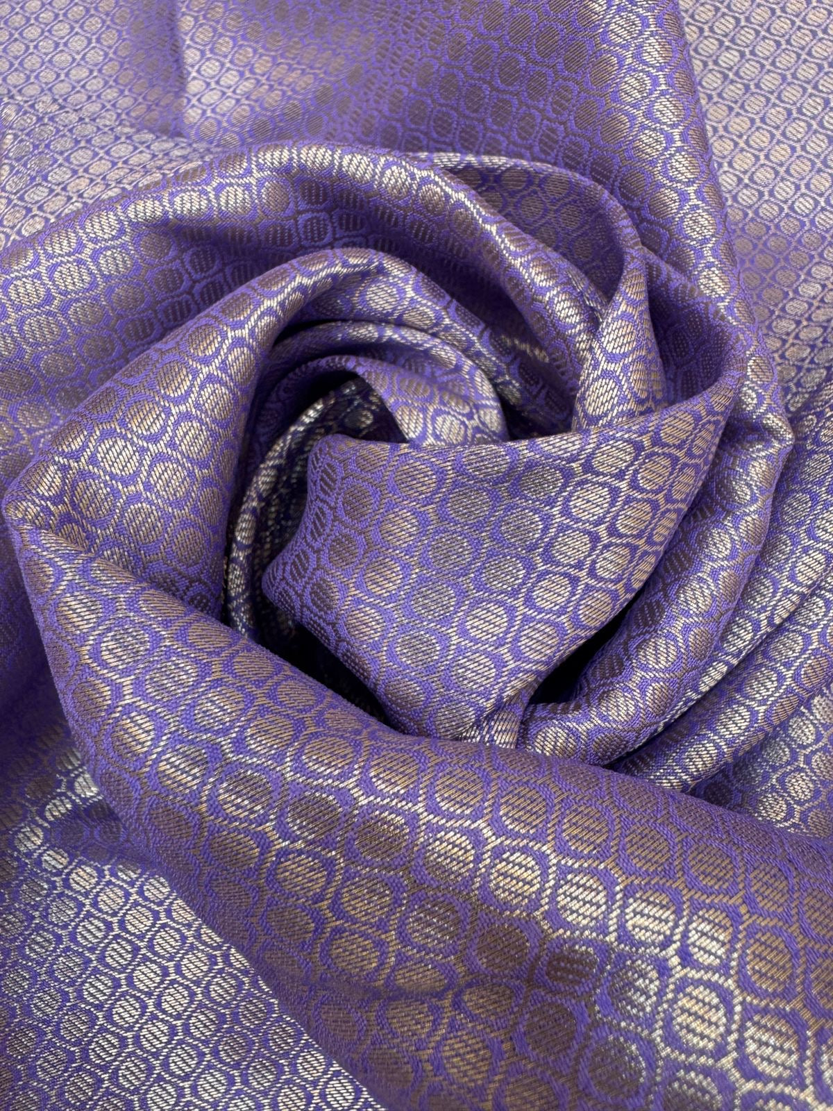 Pure Banarasi Chiniya Tissue Stripe Saree