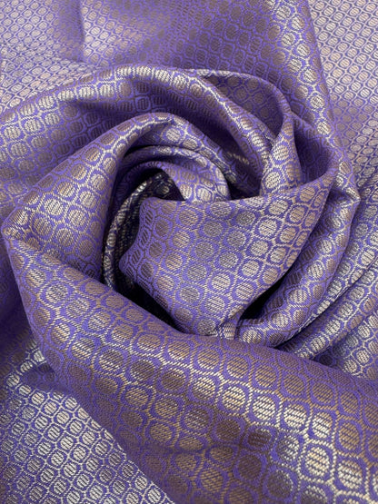 Pure Banarasi Chiniya Tissue Stripe Saree