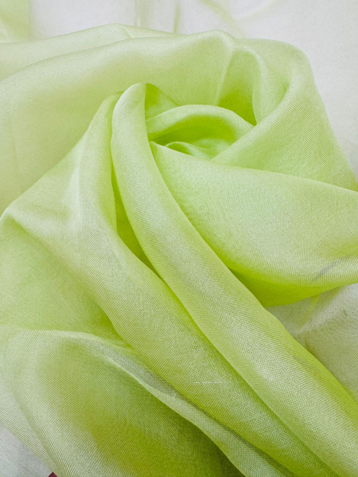 Pure Banarasi Kora Silk Embroidery Saree