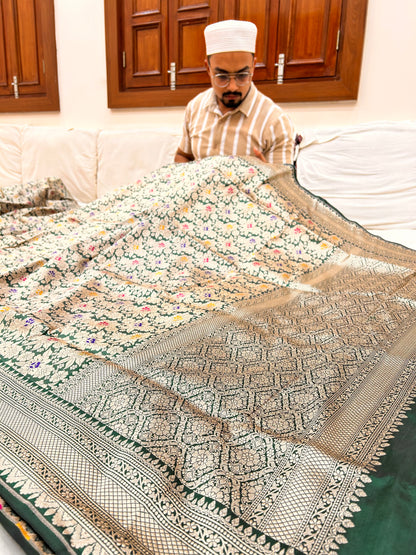 Pure Banarasi Katan Silk Brocade Saree